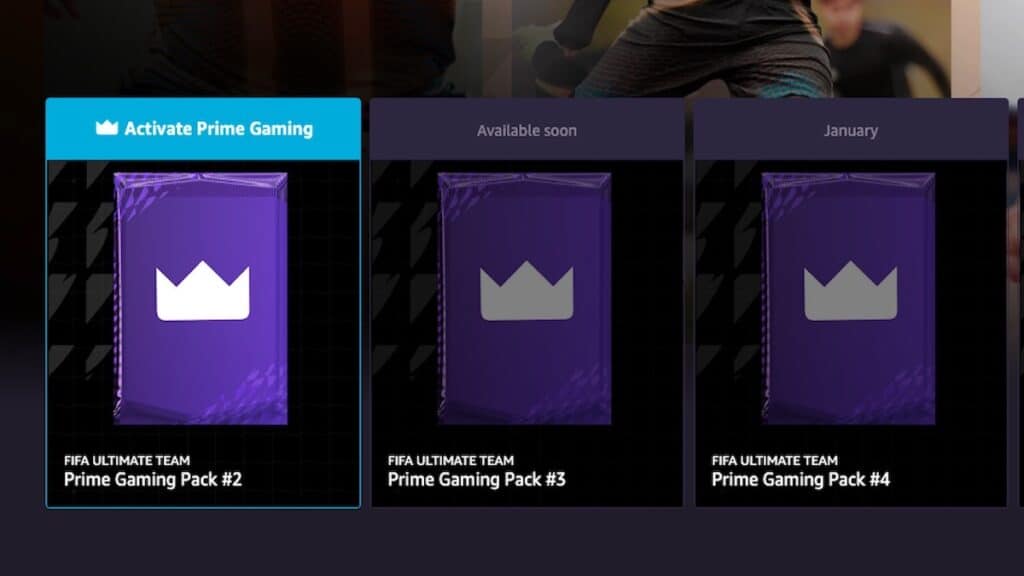 Paquete de juego Twitch Prime FIFA