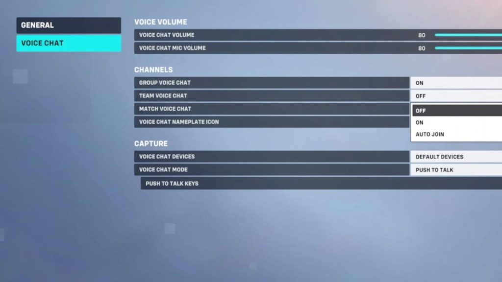 configuración de la pantalla de chat de voz overwatch 2