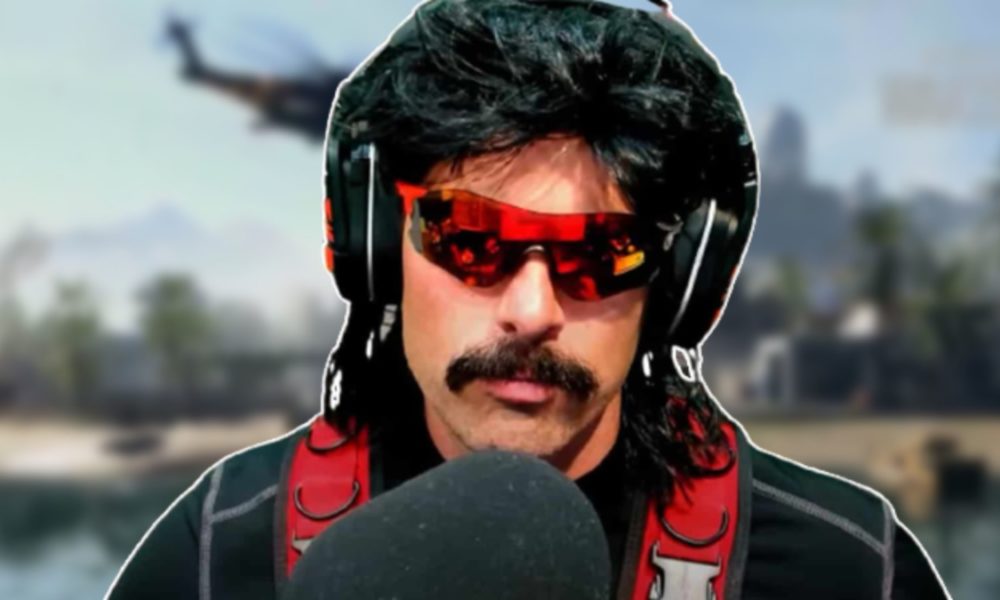 dr disrespect talking into microphone during warzone 2