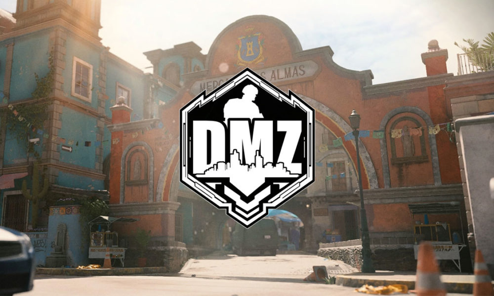 MW2 Mercado Las Almas map with DMZ logo