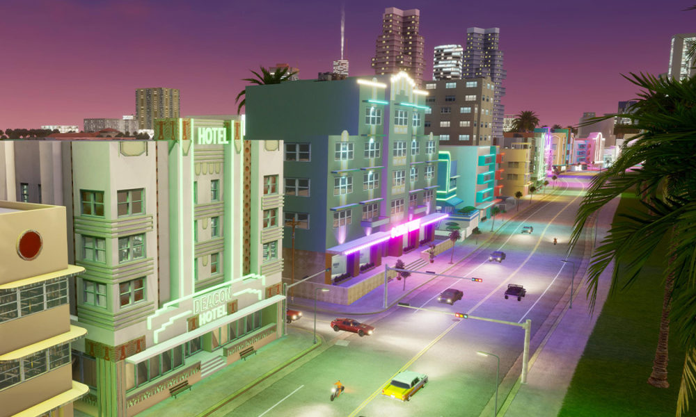 Vice City in GTA Trilogy remastered