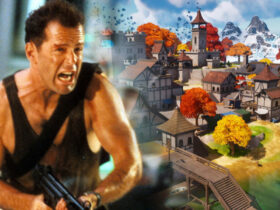 Die Hard's John McClane and Fortnite Chapter 4 artwork