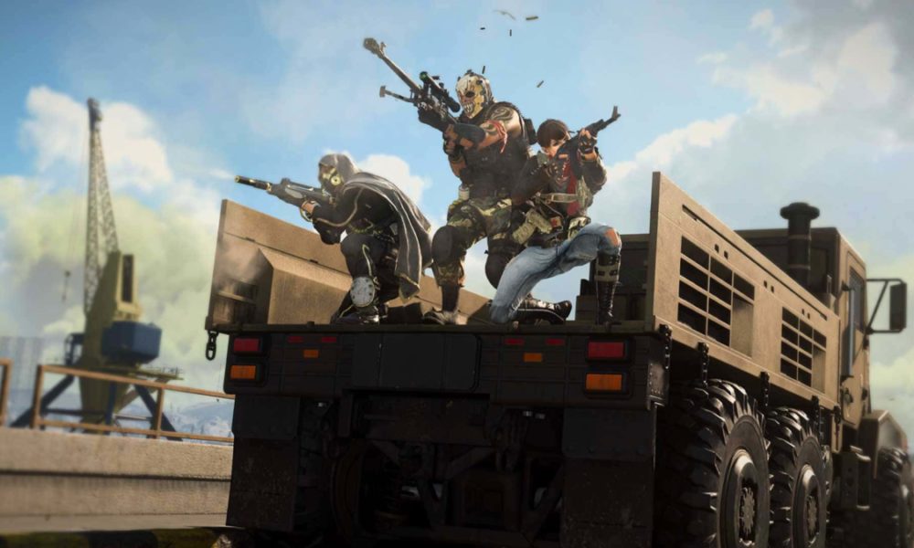 warzone 2 operators on a cargo truck