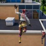 fortnite character jumping