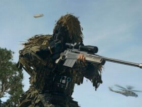 warzone 2 operator using sniper rifle