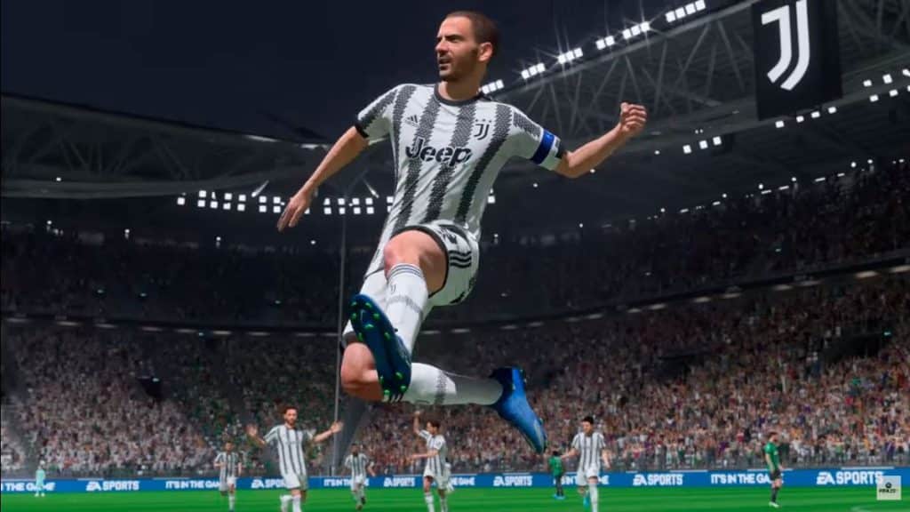 FIFA 23 Bonucci celebrando