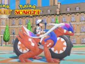 pokemon scarlet violet trainer riding koraidon