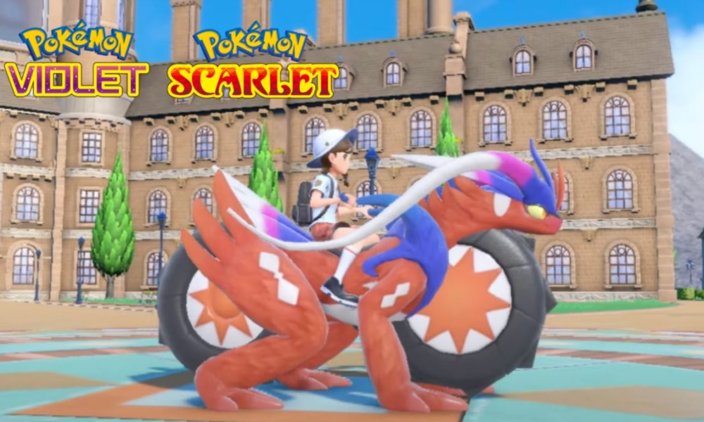 pokemon scarlet violet trainer riding koraidon