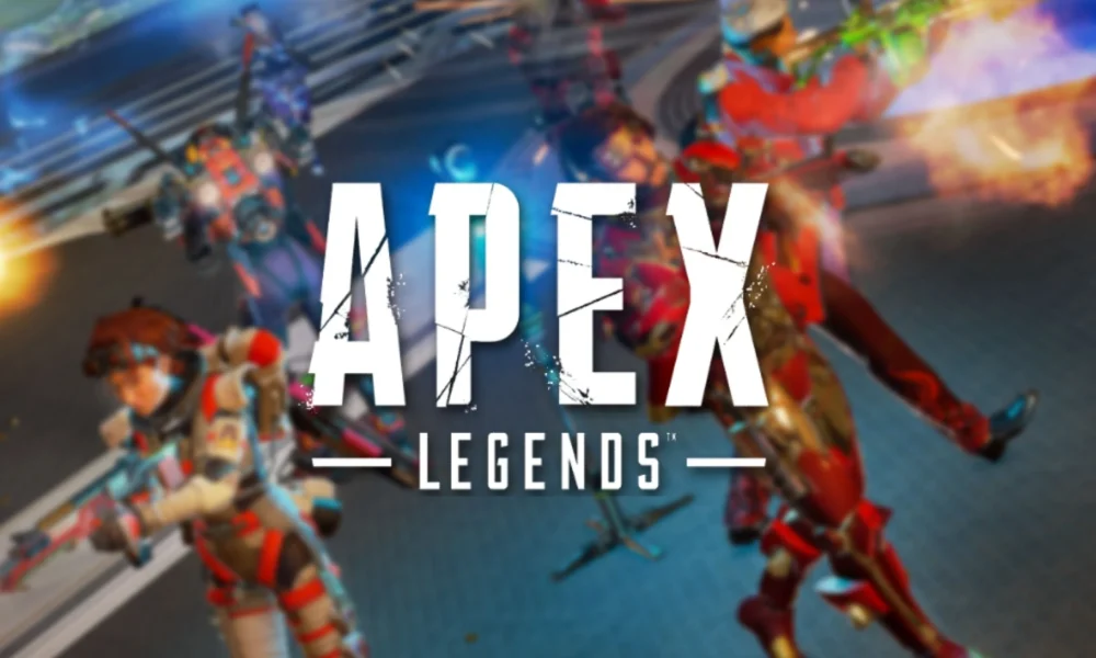 apex legends legends shooting with logo