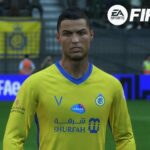 Ronaldo in Al-Nassr kit in FIFA 23