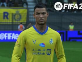 Ronaldo in Al-Nassr kit in FIFA 23