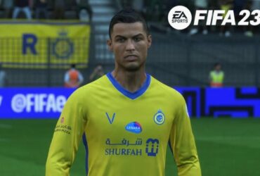 Ronaldo in Al-Nassr kit in FIFA 23