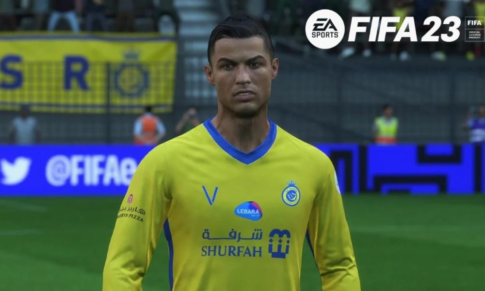 Ronaldo in Al-Nassr kit in FIFA 23