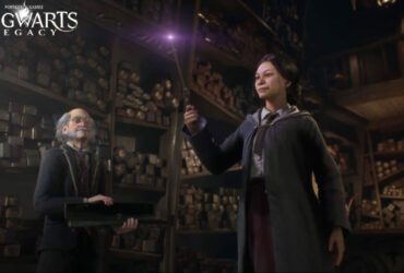 Howarts Legacy character casting spell