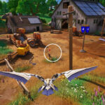 Fortnite player using falcon scout item