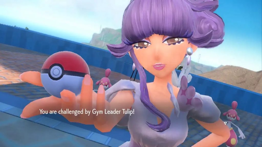 Tulipán, líder de gimnasio de Pokémon Escarlata y Violeta