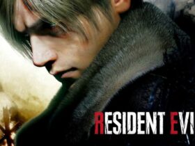 leon kennedy in resi 4 cover art