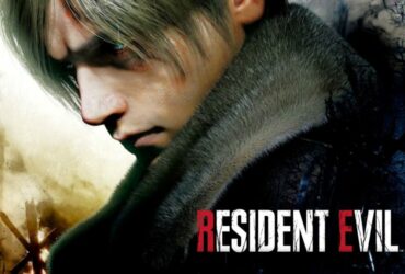 leon kennedy in resi 4 cover art