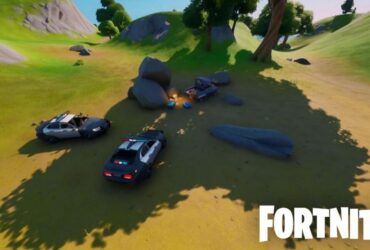 Police cars in Fortnite