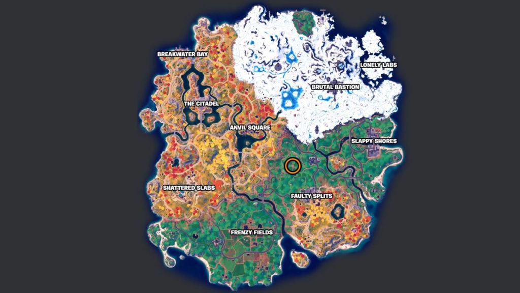 Ubicaciones de los sensores de estrellas de Fortnite