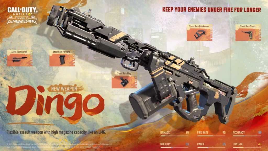 Dingo LMG en Call of Duty Mobile