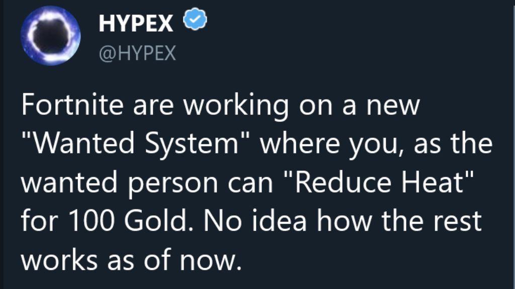 Captura de pantalla del tuit de HYPEX