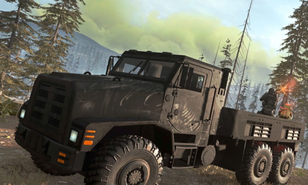 big bertha truck driving in cod warzone 2