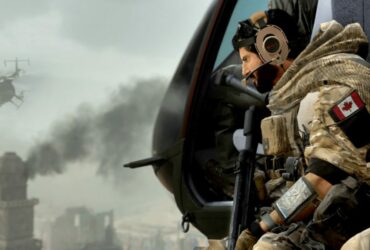 cod warzone 2 operator in helicopter