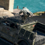 Ghost riding on top of car in Warzone 2