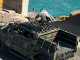 Ghost riding on top of car in Warzone 2