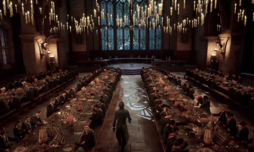 hogwarts legacy students in great hall