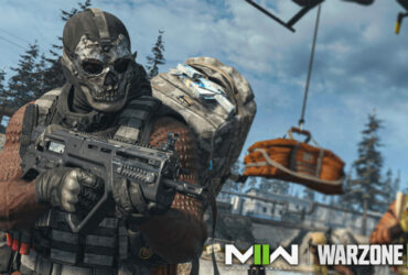 Plunder in Warzone 1 with Warzone 2 and Modern Warfare 2 logo