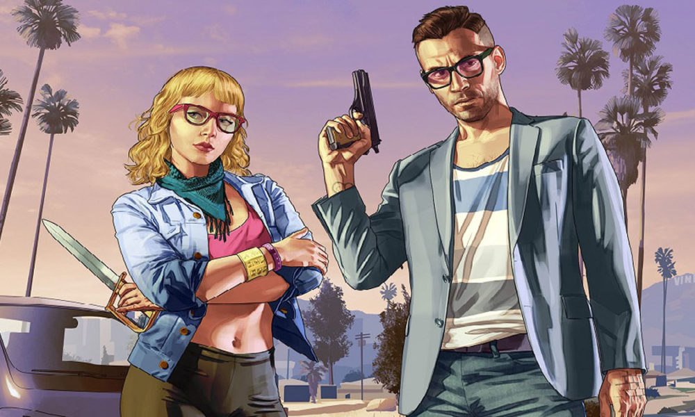 Female and male GTA Online characters