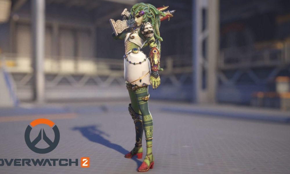 Widowmaker Medua skin in Overwatch 2