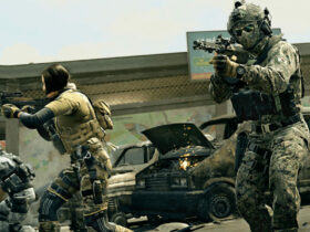 Modern Warfare 2 players in border crossing map