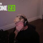 tfue with face in hand cod warzone 2