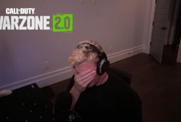 tfue with face in hand cod warzone 2