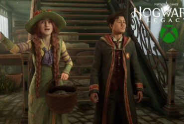 Hogwarts Legacy Herbology teacher and student