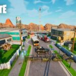 Nuketown map in Fortnite