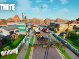 Nuketown map in Fortnite