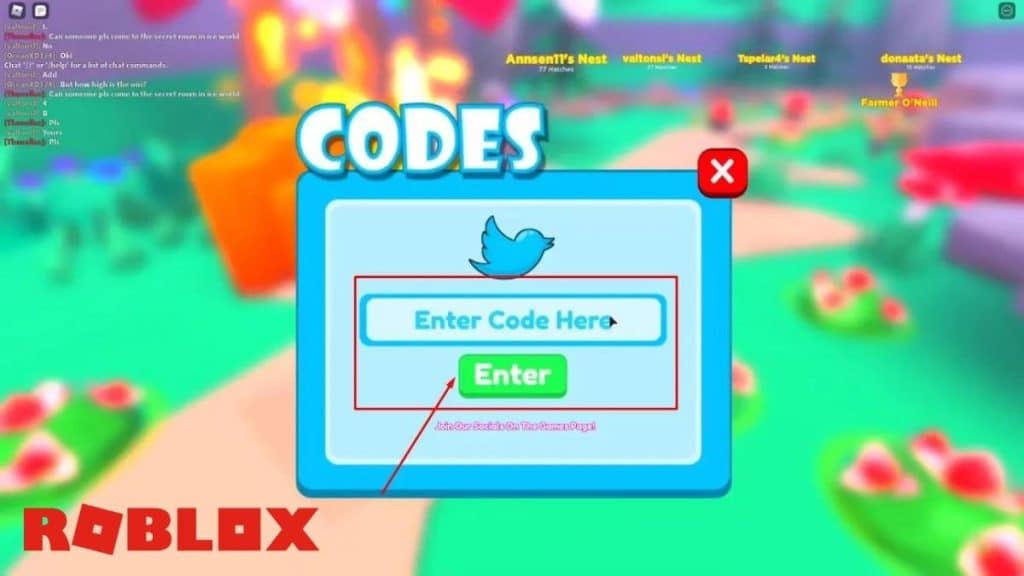 Cómo canjear códigos de Pet Swarm Simulator en Roblox