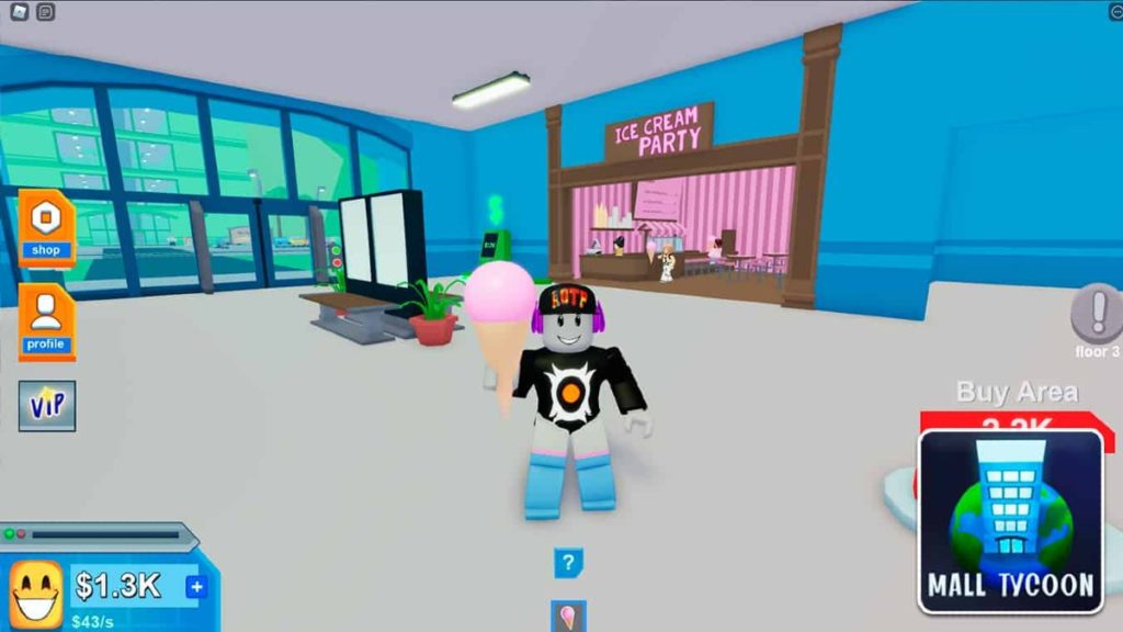 Jugabilidad de Mall Tycoon en Roblox