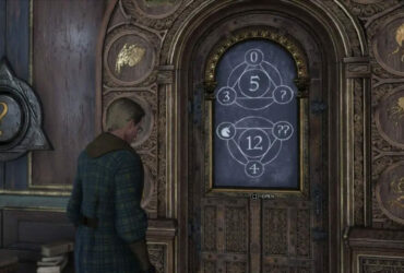 hogwarts legacy character at arithmancy door