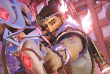 Hanzo dressed as Cupid in Overwatch 2