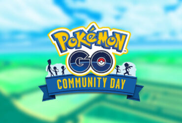 pokemon go logo with community day ribbon