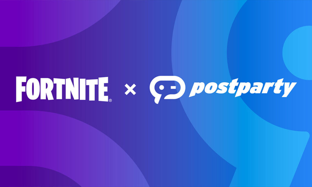 Postparty app in Fortnite