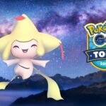 Shiny Jirachi alongside a Pokemon Go Tour 2023 logo