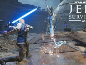 Star Wars Jedi Survivor lighsaber fight