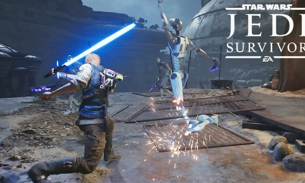 Star Wars Jedi Survivor lighsaber fight