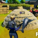 Fortnite player looking at Haystack